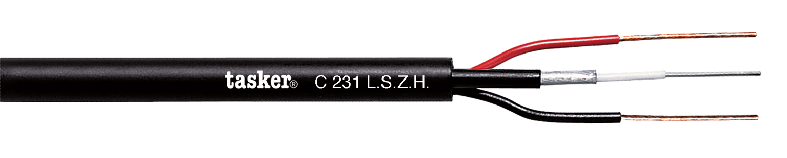 75 Ohm monitoring cable<br />C231 L.S.Z.H.
